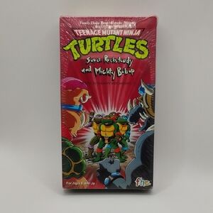 Teenage Mutant Ninja Turtles Super Rocksteady and Mighty Bebop VHS Sealed